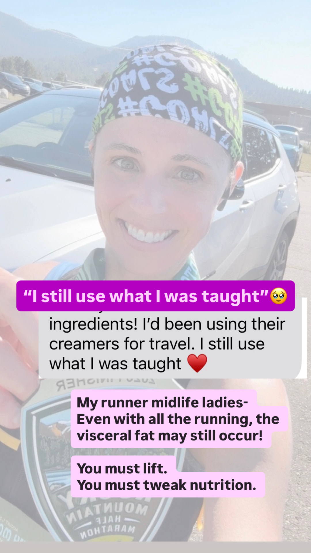 Runner shares that she still uses what she learned in the program